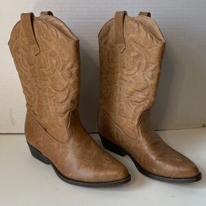 Roper Rodeo Big Kids Size 2 Brown Western Cowboys  Boots